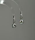 Stardust Embedded Keshi Pearl Huggie Earrings in S925 Silver